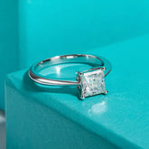 The Princess Ring For Her | D Color Moissanite in 925 Sterling Silver